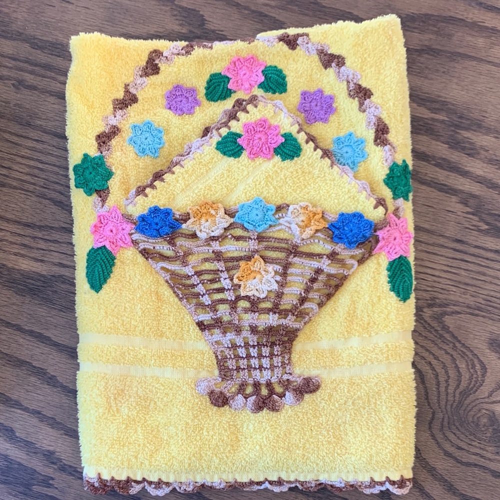 Vintage Embellished Towel
